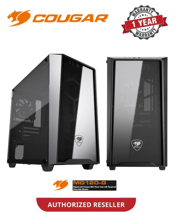 COUGAR MG120-G Mini Tower with Tempered Glass Side Window Mini Itx
