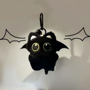NALLCHEER Cute Cartoon Cat Plush Keychain with Carabiner Hook - Perfect Gift for Lovers on Valentines Day and Qixi Festival