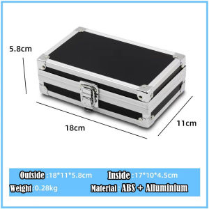 TCG Aluminium Suitcase Dice Kotak Kad | Deck Box For Pokémon Card Game Yugioh One Piece | 全哥卡盒 D61