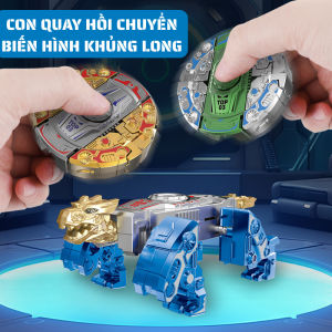 Đồ chơi con quay biến hình khủng long đồ chơi Spinner