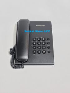 Telepon Cable Panasonic KX-TS500 (Hitam) Telpon Meja Kantor KX-TS500