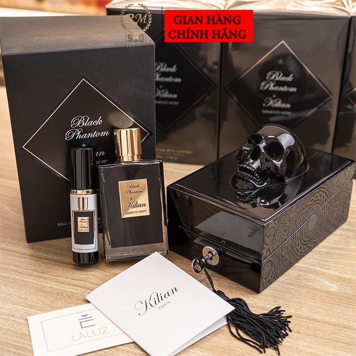 Nước hoa unisex Kilian Black Phantom, nước hoa nam nữ thơm lâu mùi nhẹ hương vani phương đông đem lại sự quyến rũ bí ẩn dung tích 5ml/ 10ml/ 20ml