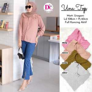 BISA COD Baju Atasan Lengan Panjang Terbaru Perempuan Dewasa Una Top Ti Amo fashion Store