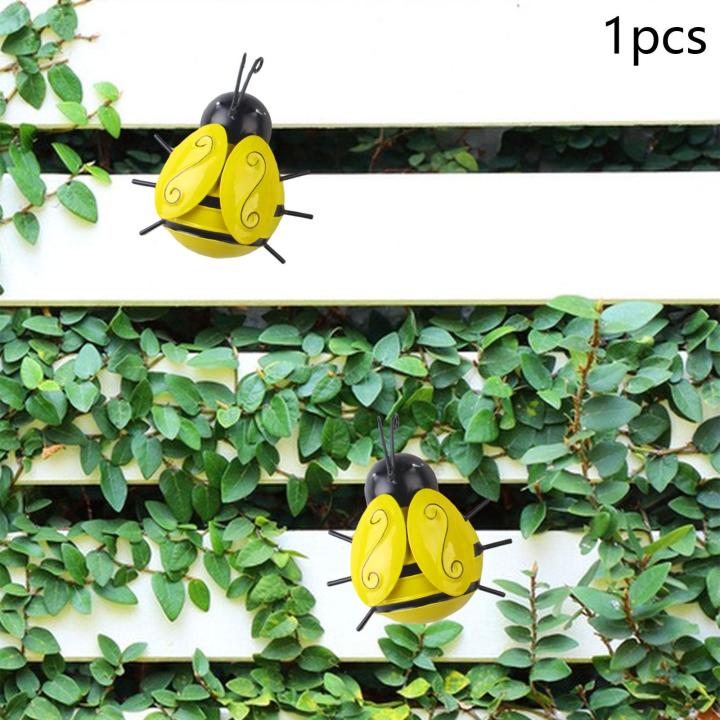 Loviver รูปปั้นผึ้งเหล็กตกแต่งผนังสวน