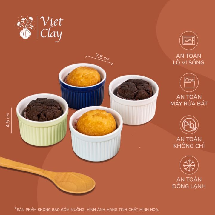 Bát Ăn Dặm Cho Bé Ramenkin, Cốc Nướng Bánh, Đựng Nước Sốt, Chén Caramel ...