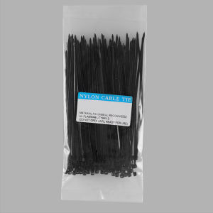 M.Grocer. 100pcs Nylon Cable Tie Wire Black/White 3.6/4.8MM Plastic Wire Tie