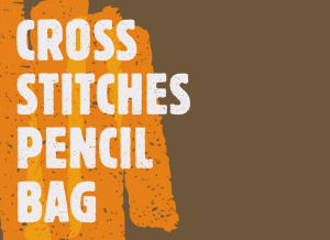 CROSS STITCHES PENCIL BAG