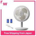 Soleus Air Portable Table Fan 4000mAh Battery Powered BLDC Motor USB Rechargeable 4-Speed High Wind Feed Small Personal Fan Powerful and Quiet for Desk/Home/Office/Indoor/Outdoor (WHITE). 