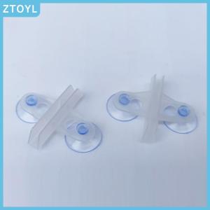ZTOYL  2Pcs Aquarium Fish Tank Isolation Clip Partition Plate Glass Clamp Partition Suction Cup Breeding Separation Divider Sheet