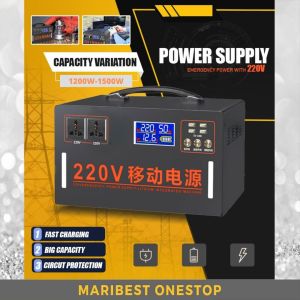 Emergency 12000/15000W Original Power Supply Portable Battery Charger Camping Outdoor 220V Power Generator Penjana Kuasa