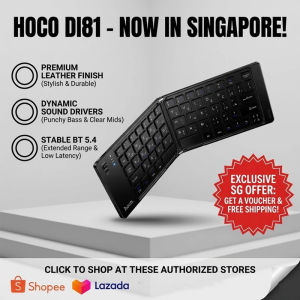 Hoco DI81 Foldable Wireless Bluetooth Keyboard Portable Mini Keyboard