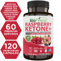 Biofinest Raspberry Ketones 1000mg Supplement - African Mango Apple Cider Vinegar Acai Berry Green Tea Grape Seed Extract - Weight Loss Appetite Control Slimming Detox Metabolism Fat Burner Ketone Diet - Healthy Mood Skin Hair Joint Energy (120 veg. caps). 