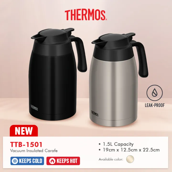 Thermos® Carafe TTB-1501 Vacuum Insulated Carafe Hot and Cold