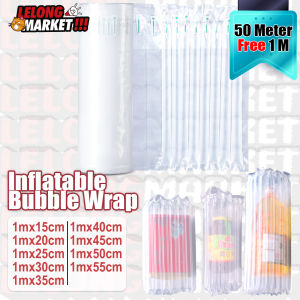 65um Thickened 1M Inflatable Air Bubble Balut Gelembung Udara 65um Wrap Packaging Protective Bubble