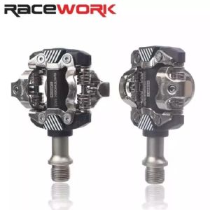 Shimano RACEWORK Pedal Carbon Fiber Composite Cleats Pedal X-M8100  Mountain Bike MTB Lightweight DU Sealed  Self-Locking SPD Bike Bearing Pedal
