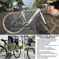 TOSEEK  ROAD BIKE / GRAVEL BIKE ALLOY FRAME 700c RB Aero Dynamic Hollowtech Crankset Aluminum Outdoor Recreational Play Cycling Exercise Road Bike. 