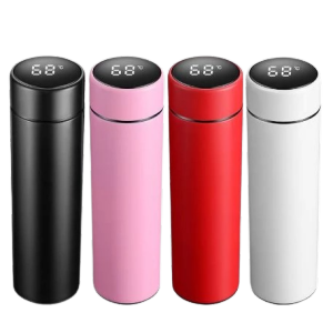 Termos Air Panas Mini stainless 500ml Tahan 24 Jam LED Display Suhu Temperatur