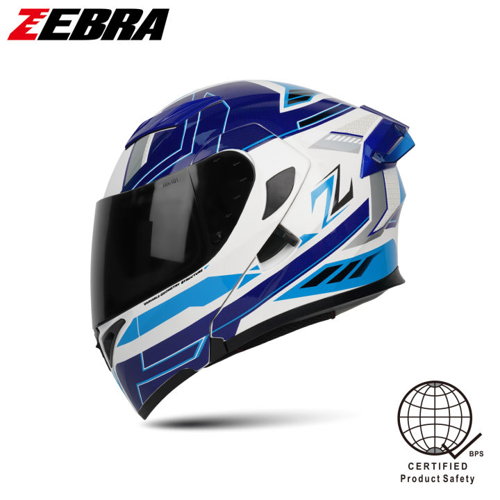 Zebra FF805 plus W/D Helmet For Motorcycle Full Face original Icc Dual