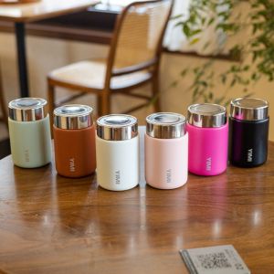ZYJC MALL Insulated Mini Stainless Steel Thermos Mug 316 Stainless Steel Leak Proof Mini Thermal Water Bottle Creative Portable 230ml Portable Vacuum Flask Porridge Soup