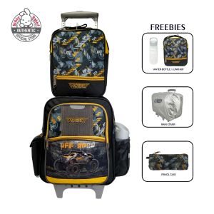 Robby Rabbit Off Road Soft Trolley 14-Inch (Yellow Black Truck)