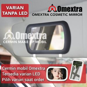 Omextra Car Cosmetic Mirror Sun Visor Mobil Cermin Makeup Compact Kaca
