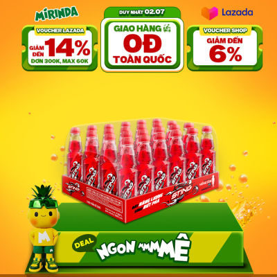 [Brand Day 2.7-VC 14%] Thùng 24 Chai Nước Tăng Lực Sting Dâu (330ml/chai)