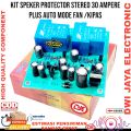 Kit Speaker Protector Stereo 30Ampere Plus Mode Auto FAN Kipas. 