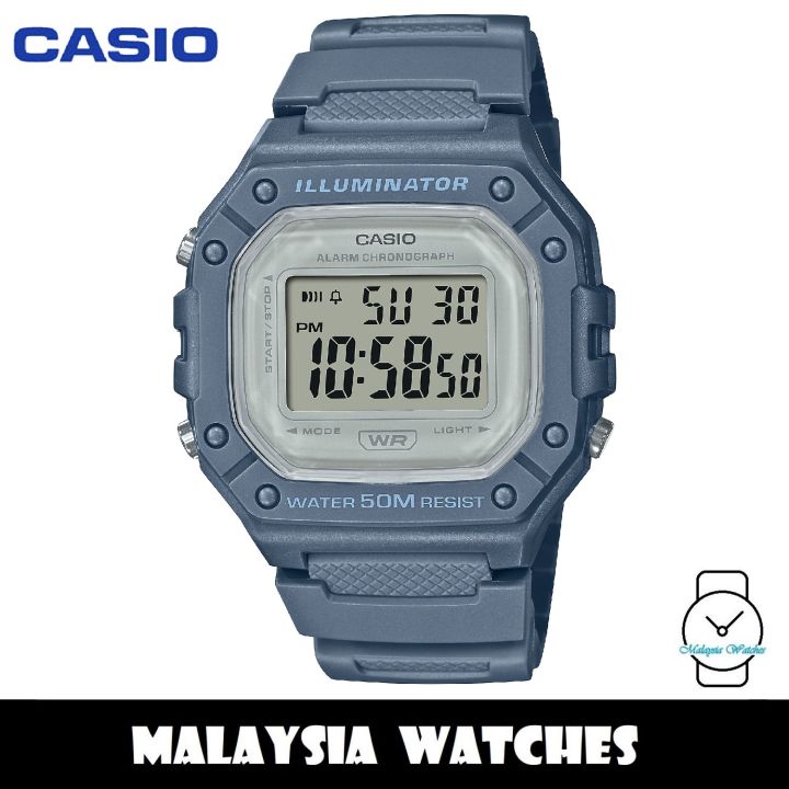 Casio blue illuminator watch best sale