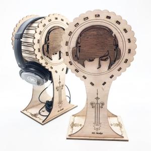 Wooden Headphone Stand Headphone Holder