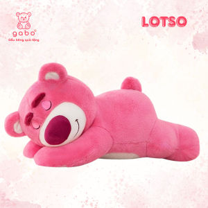gấᴜ Bông gấᴜ Dâu nằm ngủ cao cấp Lotso tai dâu có mùi thơm gối ôm dài cho bé quà tặng bạn gái
