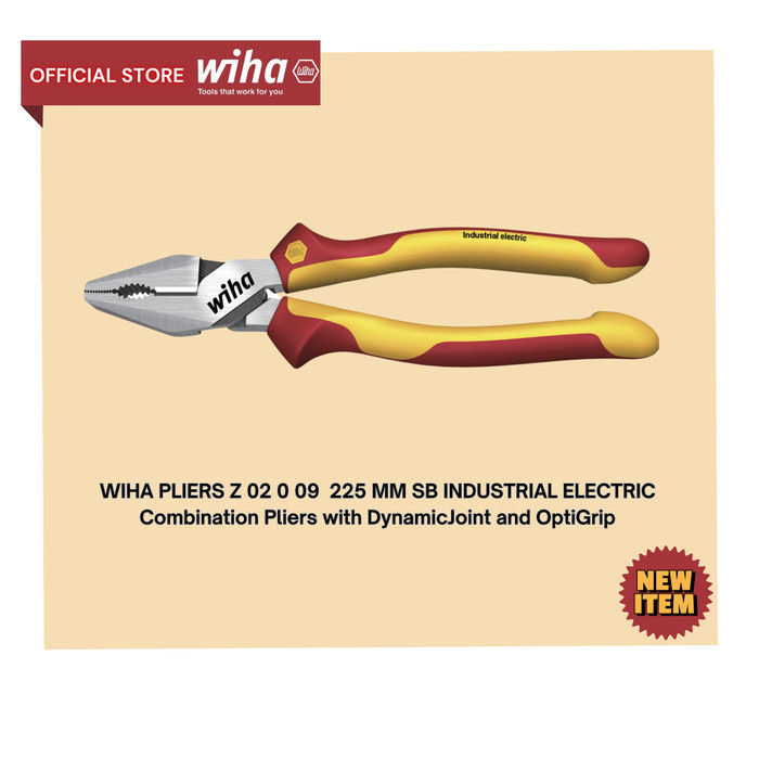 Jeu de 3 pinces Industrial electric isolées - WIHA