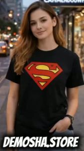 Mens Womens adult Superman shirt  superhero couple T-shirt  new cool Superman T-shirt big size .c