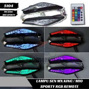 LAMPU SEN JUPITER MX OLD SEIN DEPAN RGB KANAN KIRI 1SET ATUR PAKAI REMOT