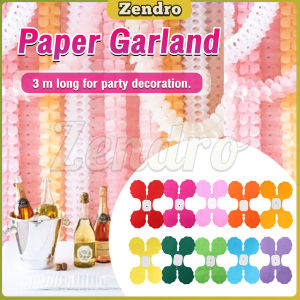 ZEO Paper Garland Bunting Banner Birthday Wedding Party Hanging Decoration 3 Meters