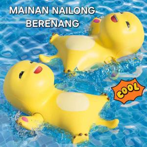 Mainan Mandi Nailong Berenang / Mainan Anak Dino Kuning Berenang