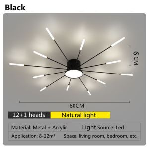 SOLO Modern Minimalist Chandeliers for Living Room Ceiling Light for Bedroom Led Ceiling Center Light Ceiling Lamp for Dinning Room Exquisite Chandelier Lights for Living Room