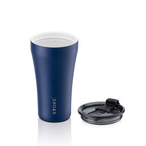 Sttoke Melbourne - The Commuter 12oz กระติกน้ำเซรามิก ไร้กลิ่นสเตนเลสรบกวน เก็บร้อนเก็บเย็น ฝาปิดสนิท พกพาสะดวก