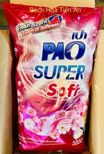 Bột Giặt PAO SUPER 5kg Thái Lan Chính Hãng - Trắng sáng cực kỳ và sạch hơn - hương thơm êm dịu tươi mát