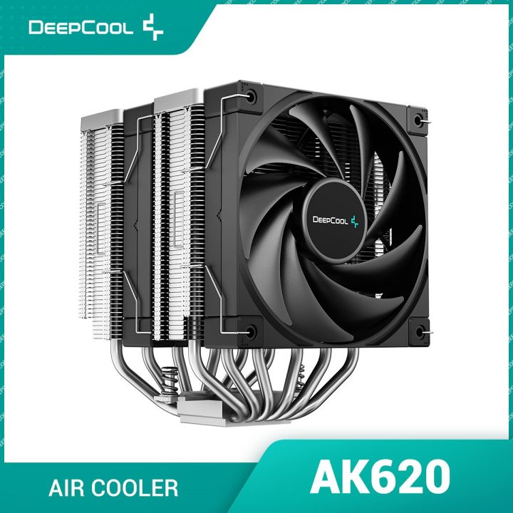 DeepCool AK620 BLACK High-Performance CPU Cooler, Dual-Tower Design, 2X ...