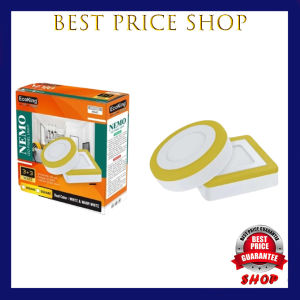 BestPriceShop Lampu Panel Downlight led tempel 2 warna putih dan warm white ecoking NEMO