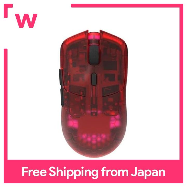Ruby Wireless Mouse G-WOLVES HTS Plus (HTS+) 4K Wireless Gaming Mouse 4000Hz Gaming Mouse ...
