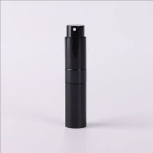 Dorisna 8ML Perfume Spray Bottle for Travel Metal Aluminum Empty Refillable Bottle Perfume Glass Dispenser Portable Sprayer