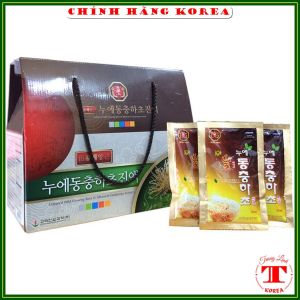 Đông trùng hạ thảo sâm núi hàn quốc chính hãng xách 30 gói x 70ml - Tăng thể lực ổn định huyết áp phòng ung thư tranglinh