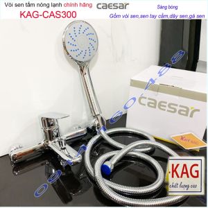 Vòi sen nóng lạnh Caesar KAG-CAS300 Vòi gật gù có bát sen dùng cho máy năng lượng mặt trời giá tốt chất lượng