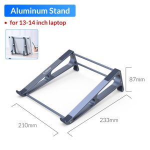 ORIICO Aluminium Laptop Stand Riser Portable Detachable Computer Stand Desktop Tablet Holder for13-17.4 inch MacBook Notebook