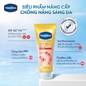 Sữa dưỡng thể Vaseline Thái Lan GLUTA HYA  50ml70ml260ml300ml dưỡng sáng da và chống nắng