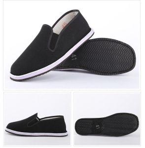 Reinforced And Thickened Fabric Work Shoes Comfortable And Breathable MenS Slip-On Shoes Wear-Resistant And Puncture-Resistant
