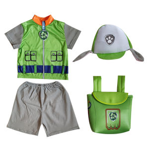 Sinh Nhật Lễ Hội Tay Ngắn PAW Patrol Trang Phục Cosplay Cho Trẻ Em Bé Trai Bé Gái Marshalls Chase Skye Rocky Zuma Halloween Fancy Đầm Đi Tiệc