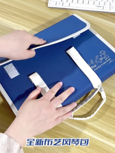 A4 Document Storage Bag with Labels Organ Folder File Folder File Bag Document Folder Document Organiser