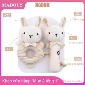 [COD] MADOU2 Bé lục lạc mềm phim hoạt hình dễ thương sang trọng động vật đồ chơi giáo dục trẻ em handbells